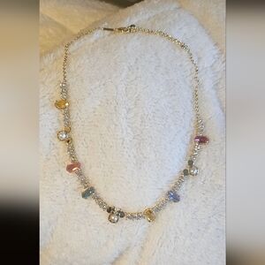 Disney Gold and Red Necklace with Magical Charms